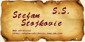Stefan Stojković vizit kartica